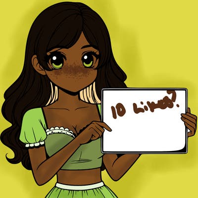 realistic pretty girl holding blank sign