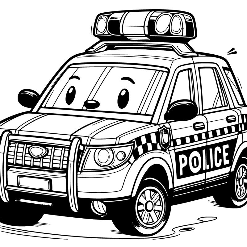 police car
