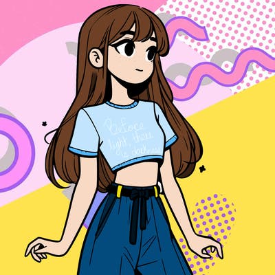 girl in a cute crop top