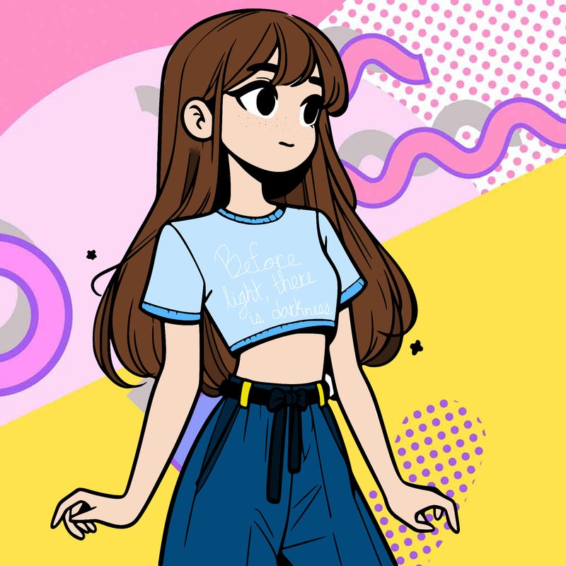 girl in a cute crop top