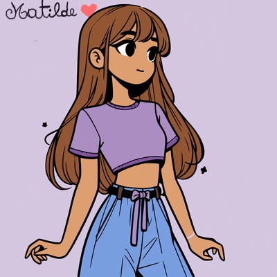 girl in a cute crop top