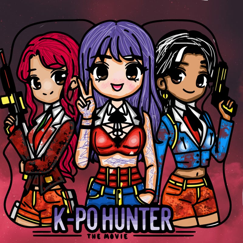 kpop hunter the movie with girls