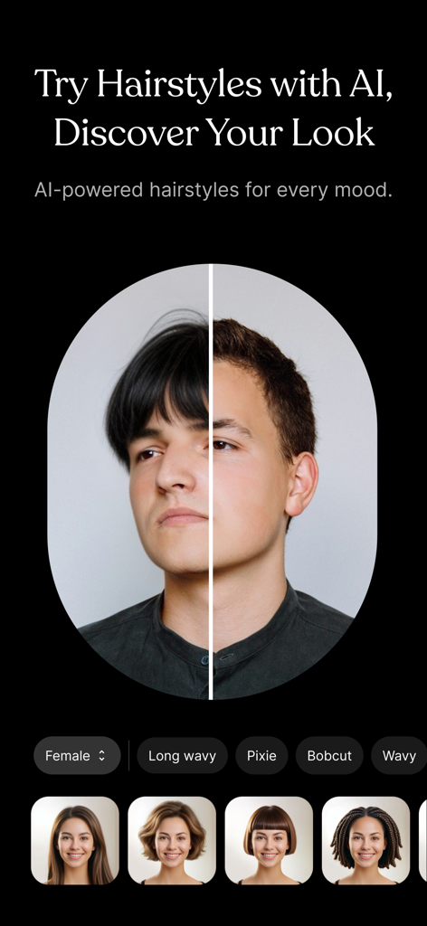 Remo・Remove Objects from Photo - AI powered hairstyle editor with before and after comparison