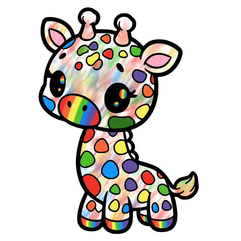 super duper cute giraffe