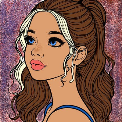 beautiful realistic girl