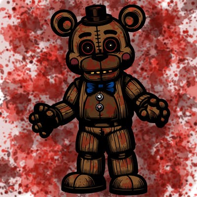 creepy bear animatronic