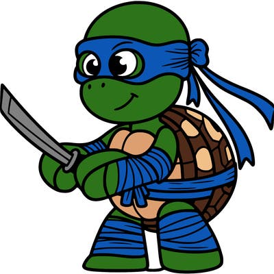 a ninja turtle