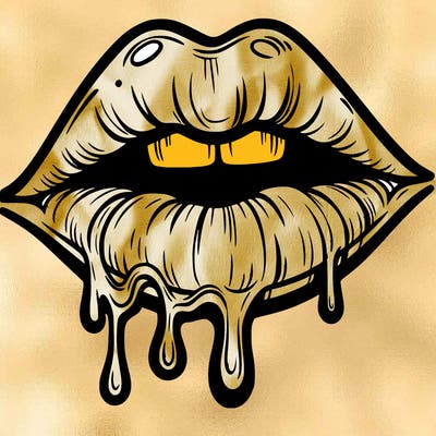 lips that look realistic and drip