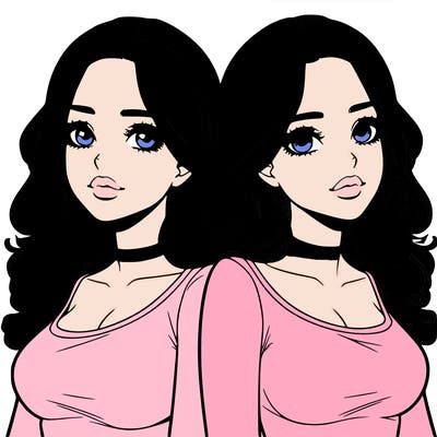 realistic twin sisters