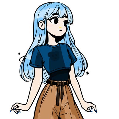 girl in a cute crop top