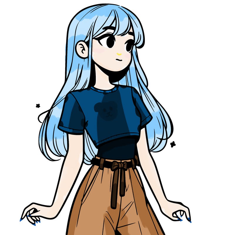 girl in a cute crop top