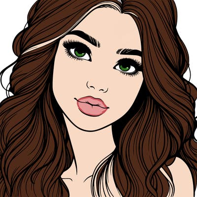 beautiful realistic girl