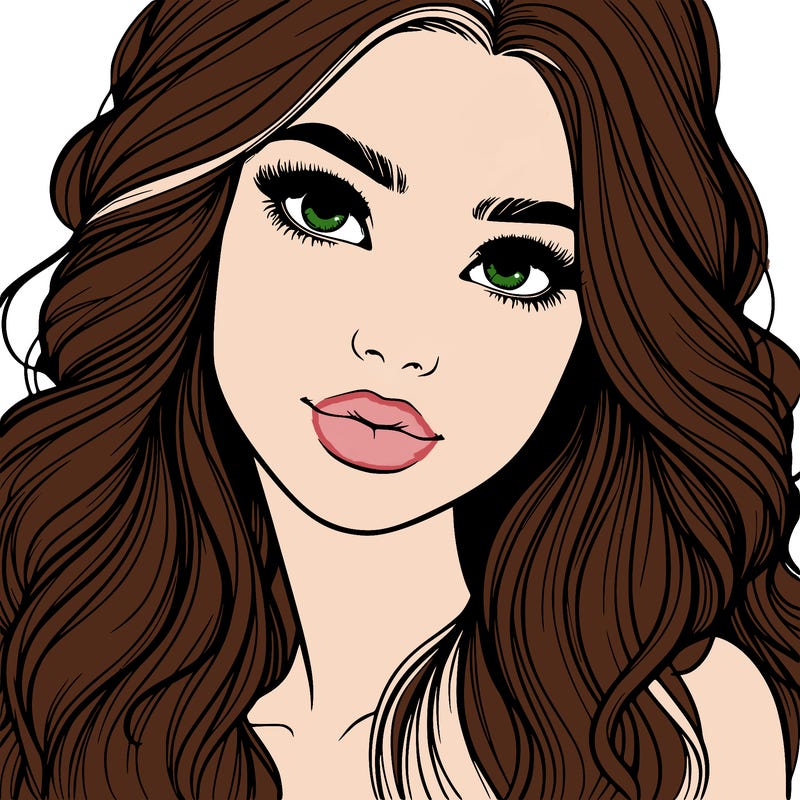 beautiful realistic girl