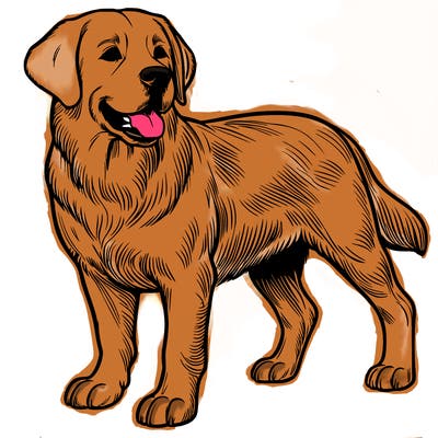 realistic dog