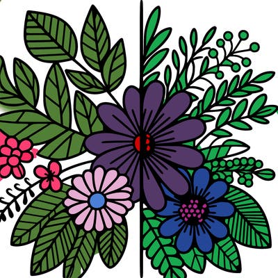 flowers split
