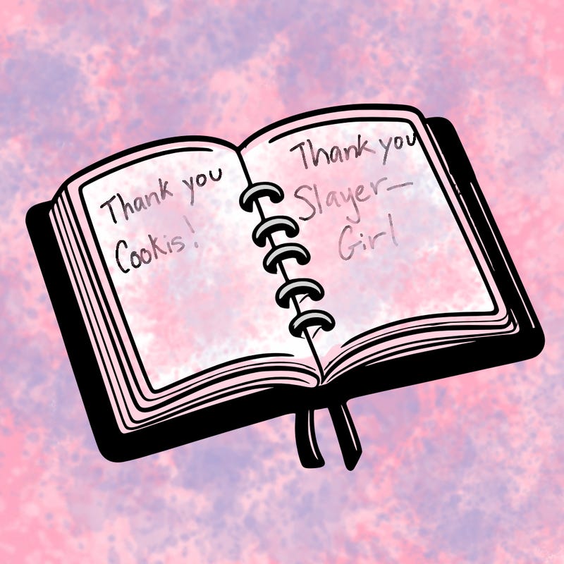 open note book blank