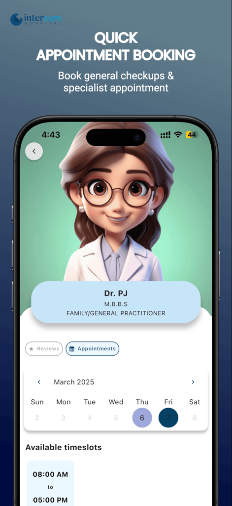 Intercare Hospital - Medical App | MWM