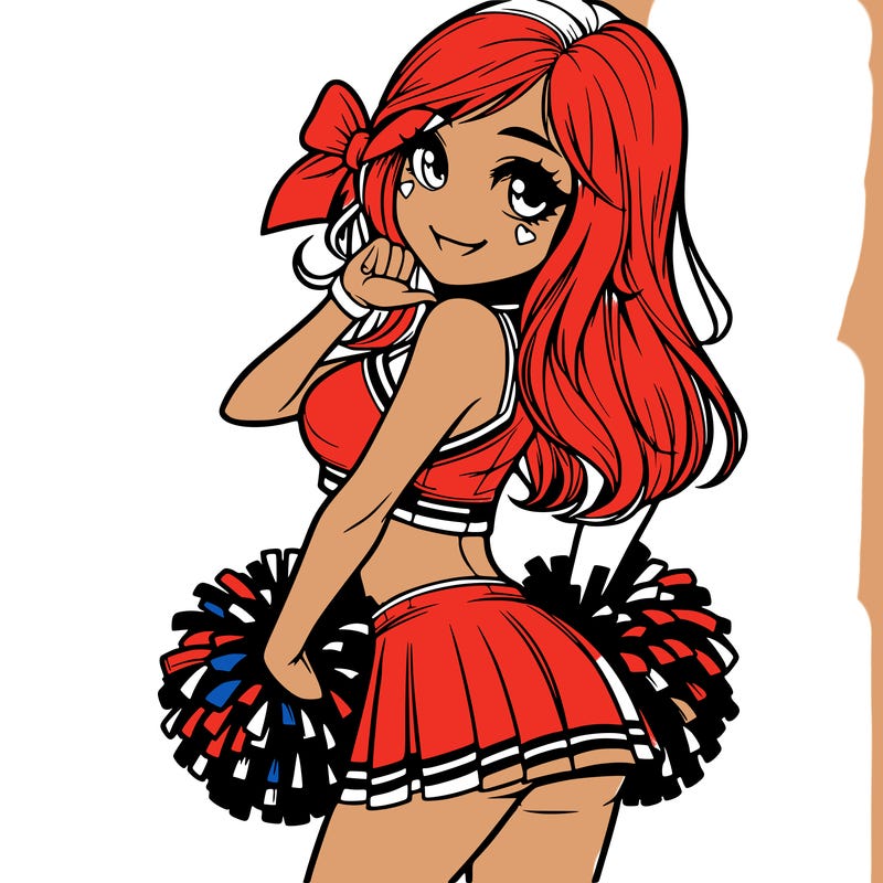 realistic cheerleader