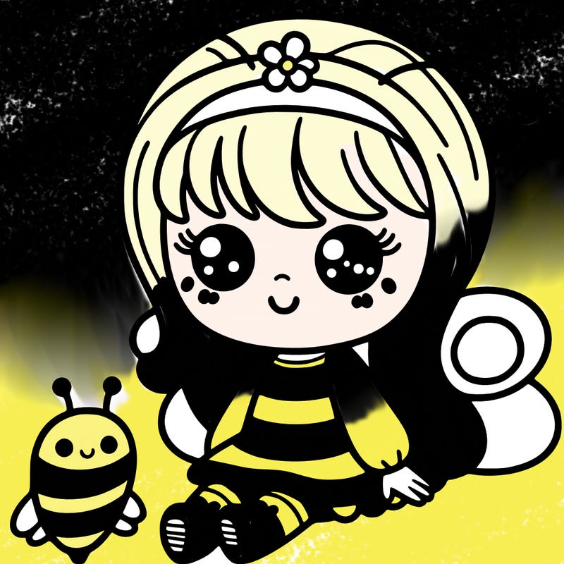 little girl bee