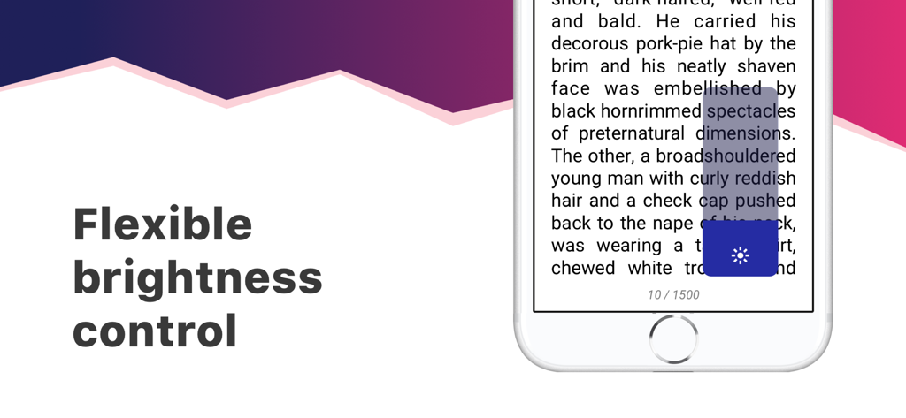 eBoox - fb2 ePub book reader - eBoox電子書籍リーダーアプリの柔軟な明るさ制御機能