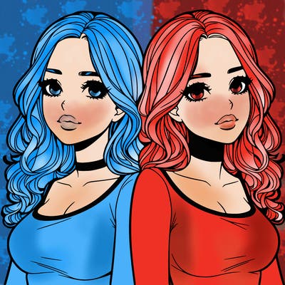 realistic twin sisters