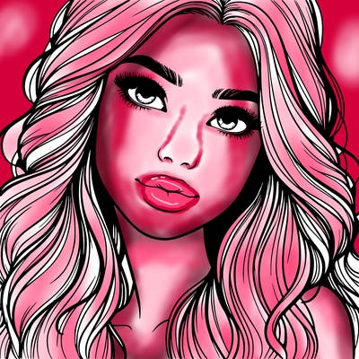 beautiful realistic girl