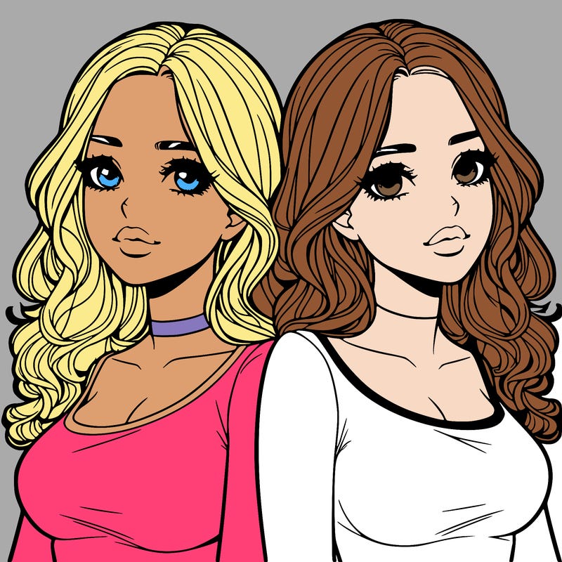 realistic twin sisters