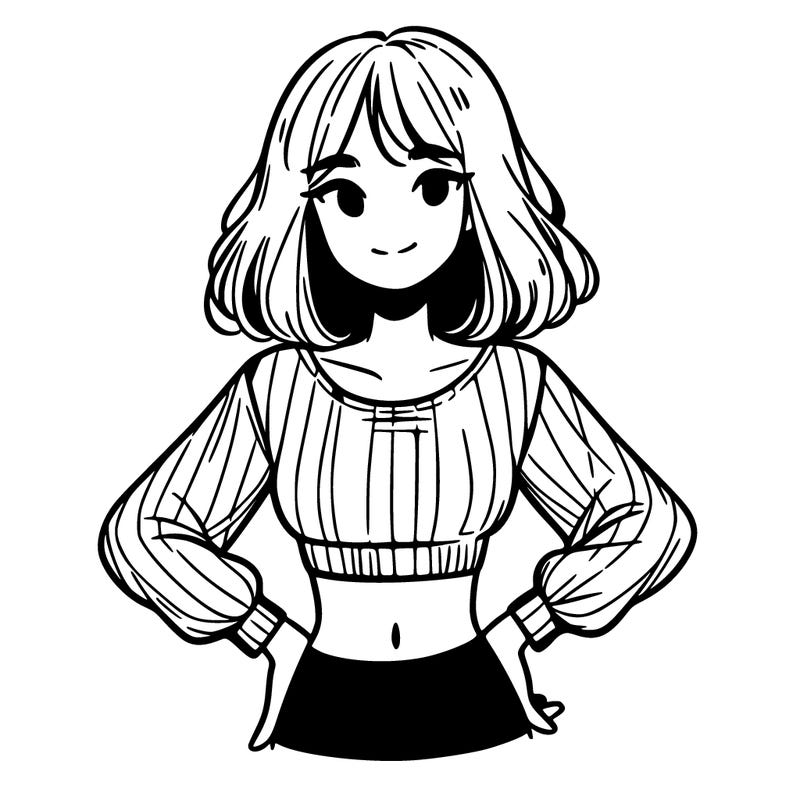 girl crop top