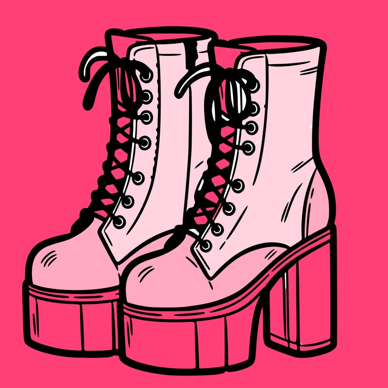 boots with a heel bottom