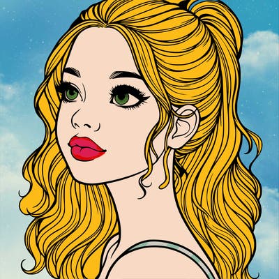 beautiful realistic girl