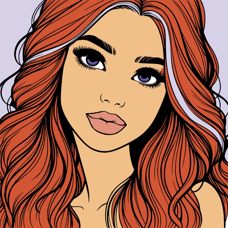 beautiful realistic girl