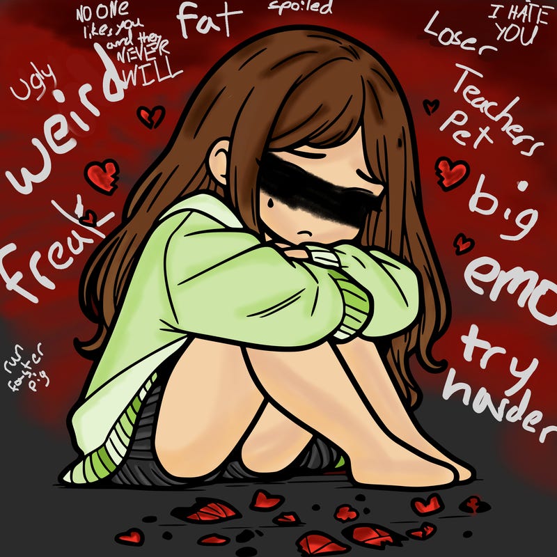 a girl after a breakup