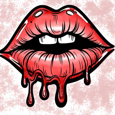 lips that look realistic and drip