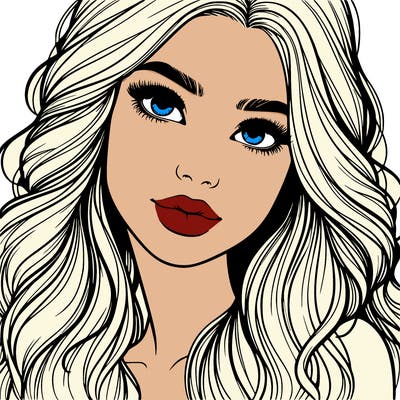 beautiful realistic girl