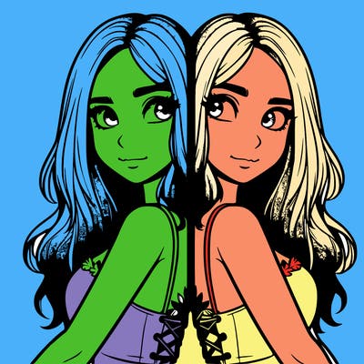 a realistic girl split