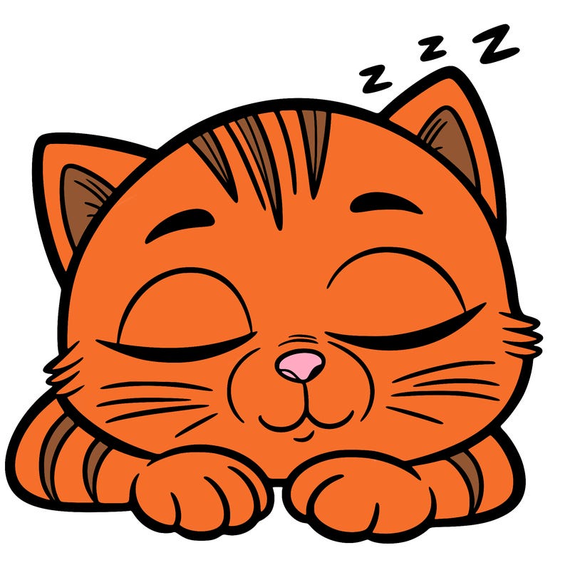 sleepy cat