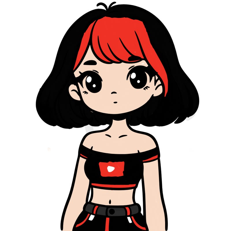 girl in a cute crop top