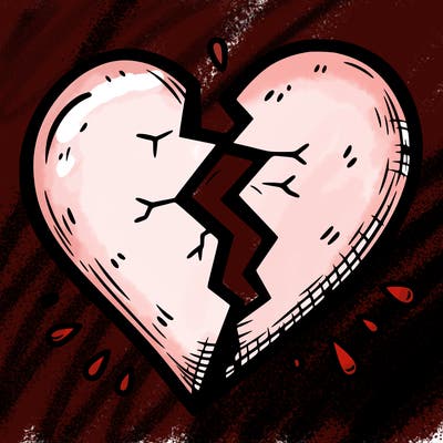 a broken heart