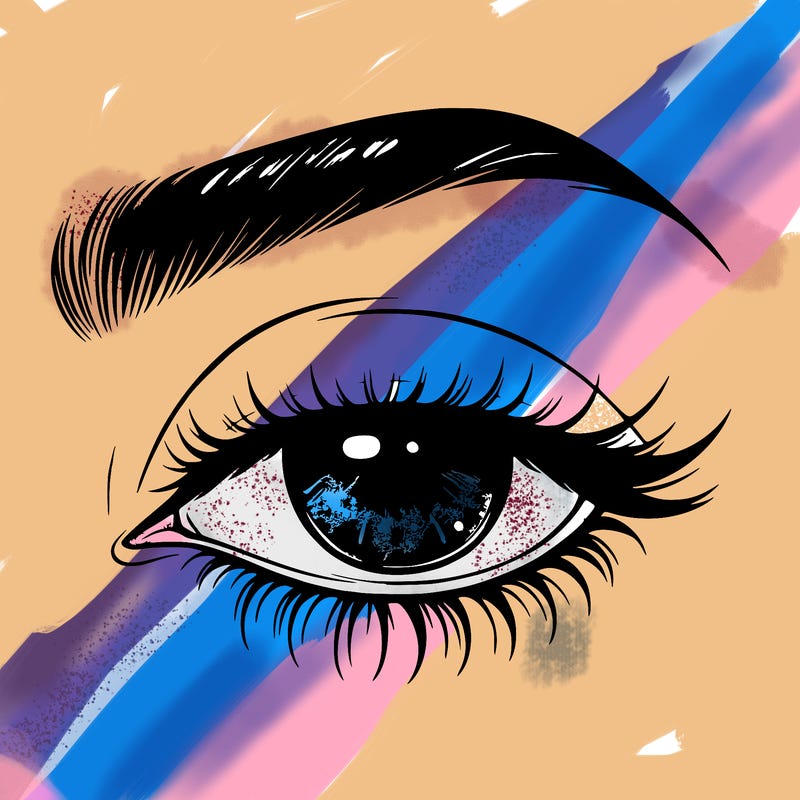 eye closed realistic