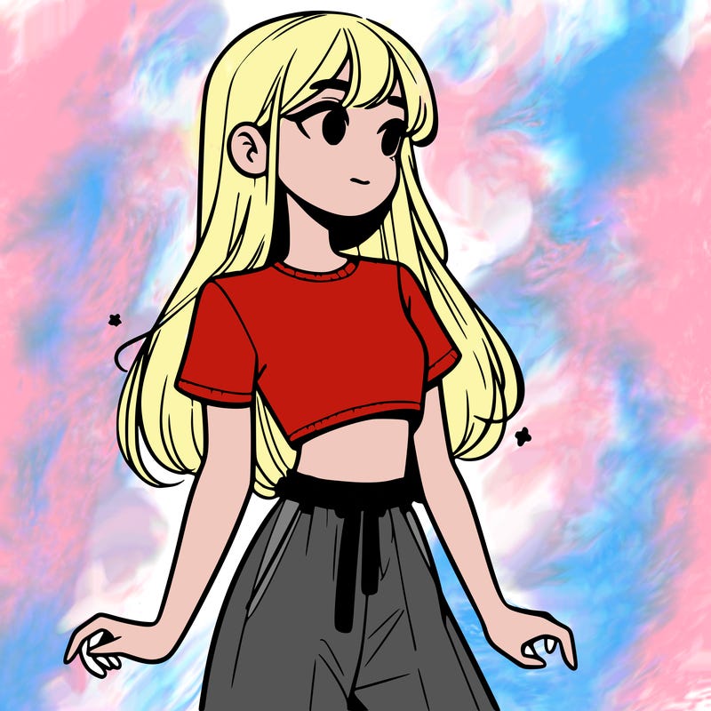 girl in a cute crop top