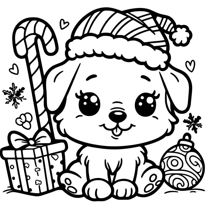 puppy christmas