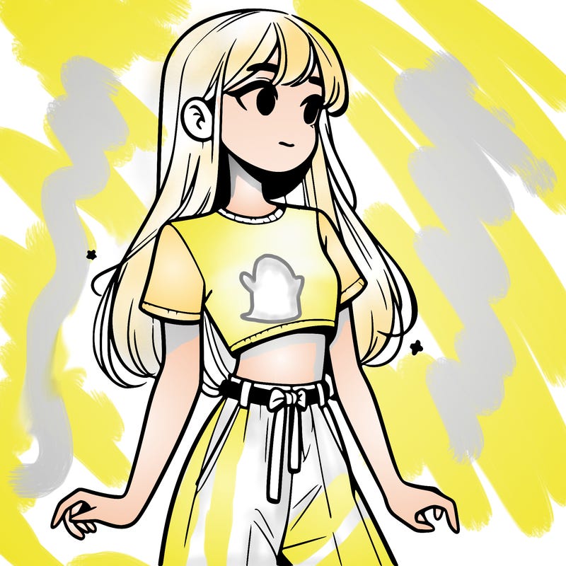 girl in a cute crop top