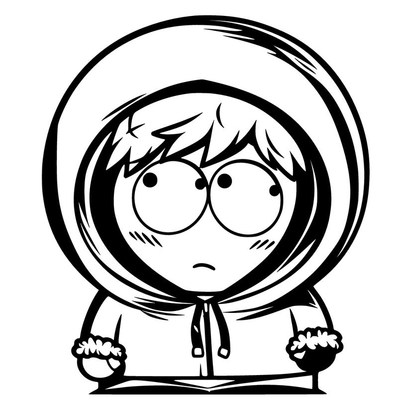 kenny from south park anime cool