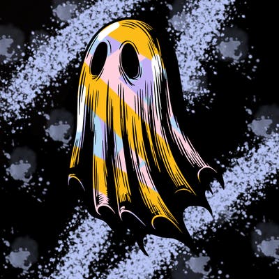 realistic creepy ghost