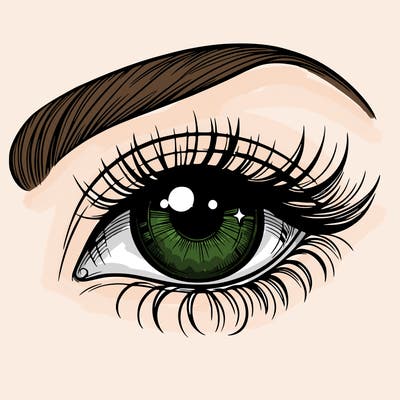 a beautiful eye