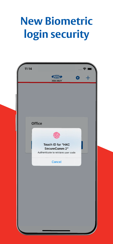 HKC SecureComm 2 - HKC SecureComm 2 biometric login security feature