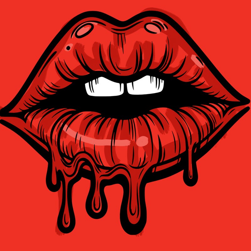 lips that look realistic and drip