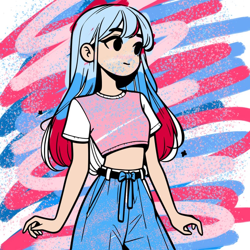 girl in a cute crop top