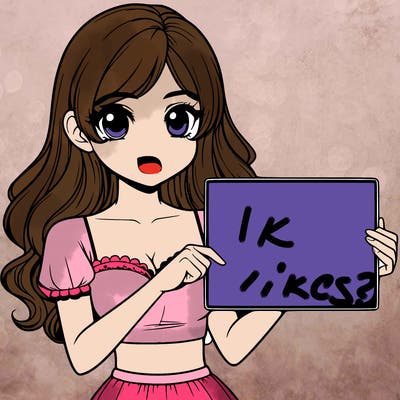 realistic pretty girl holding blank sign