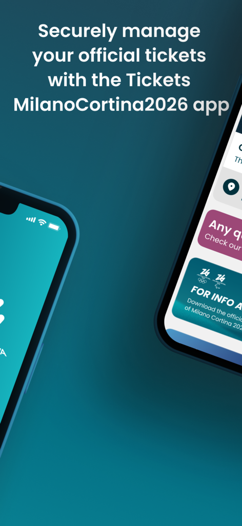 Tickets MilanoCortina2026 - Application officielle Milano Cortina 2026 pour la gestion sécurisée des billets